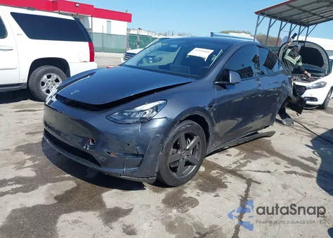 2020 Tesla Model Y Long Range Dual Motor All-Wheel Drive from USA, damaged, VIN 5YJYGDEE1LF033346